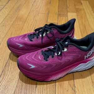 Hoka Women's Fuchsia Athletic Shoes